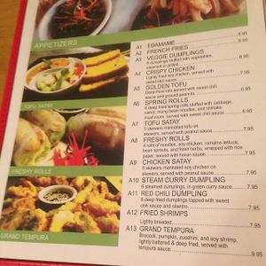 menu3 at Thai Vegan in San Antonio