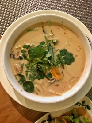 Tom Ka Gai at Thai Vegan in San Antonio