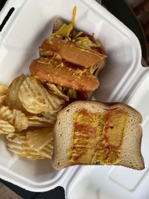 Pass on the hot dog 🌭   at Herbivores in Kailua Kona