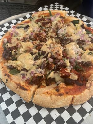 Pizza #2 #Veganuary at Herbivores in Kailua Kona