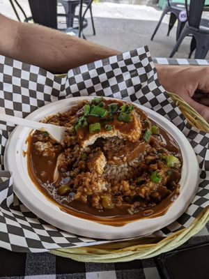 loco moco at Herbivores in Kailua Kona
