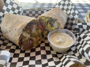 Burrito  at Herbivores in Kailua Kona