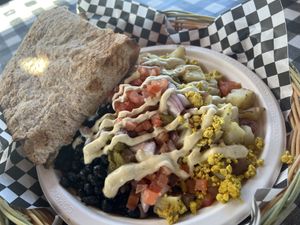 Tofu Racheros  at Herbivores in Kailua Kona