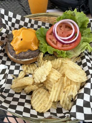 Mush love taro burger at Herbivores in Kailua Kona