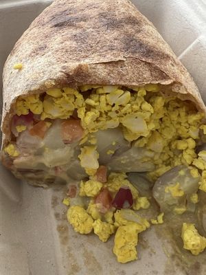 Southwest burrito. Super filling    at Herbivores in Kailua Kona