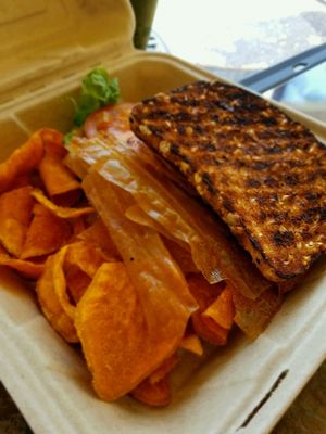 BLT sandwich at Herbivores in Kailua Kona