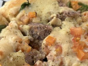 Taro closeup   at Herbivores in Kailua Kona