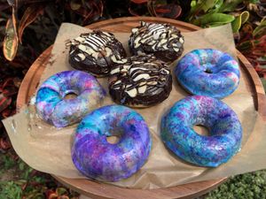 Donuts  at Herbivores in Kailua Kona