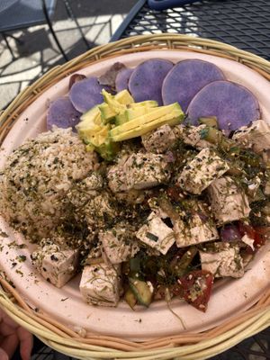 Tofu Poke at Herbivores in Kailua Kona