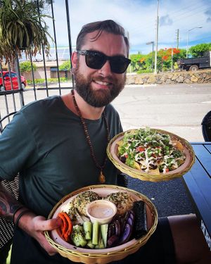 Nachos!  at Herbivores in Kailua Kona
