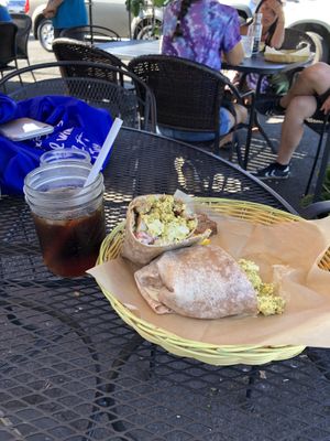 Southwest Burrito at Herbivores in Kailua Kona