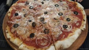 Caruso pizza at Goodsouls Kitchen in Chiang Mai