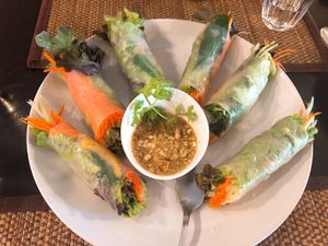 raw rollos at Goodsouls Kitchen in Chiang Mai