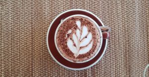 Hot chocolate with coconut milk at Goodsouls Kitchen in Chiang Mai