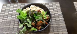 Tempeh bowl at Goodsouls Kitchen in Chiang Mai