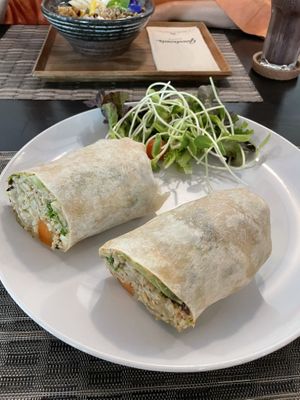 Wrap with Rice Mixture at Goodsouls Kitchen in Chiang Mai