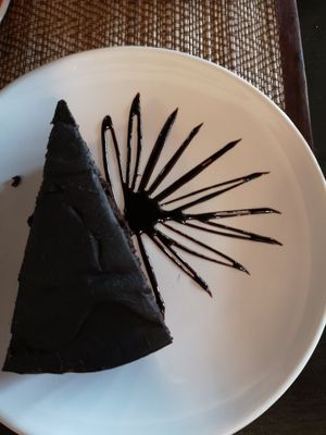 Chocolate cake at Goodsouls Kitchen in Chiang Mai