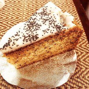 Lemon poppyseed cake at Goodsouls Kitchen in Chiang Mai