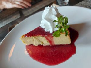 NY cheesecake at Goodsouls Kitchen in Chiang Mai