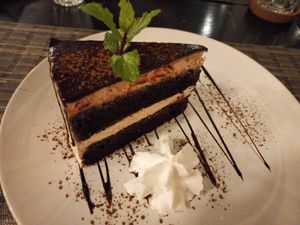 Black forest cake at Goodsouls Kitchen in Chiang Mai