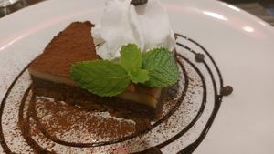 Vegan tiramasu at Goodsouls Kitchen in Chiang Mai