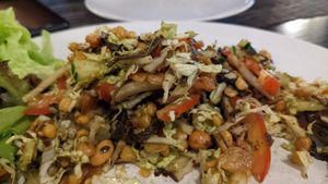 Burmese tea leaf salad is a must at Goodsouls Kitchen in Chiang Mai
