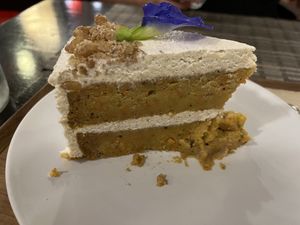 Carrot cake  at Goodsouls Kitchen in Chiang Mai