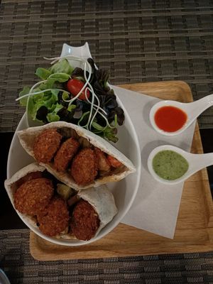 Falafel pita at Goodsouls Kitchen in Chiang Mai