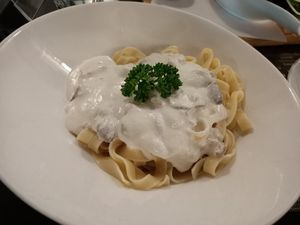 Fettuccine at Goodsouls Kitchen in Chiang Mai