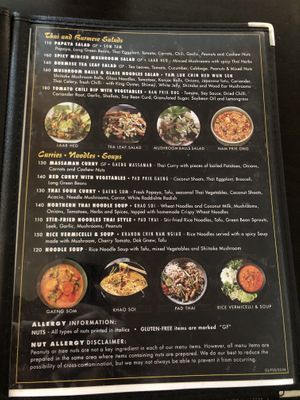 Menu  at Goodsouls Kitchen in Chiang Mai