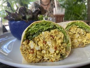 Scrambled Tofu wrap   at Goodsouls Kitchen in Chiang Mai