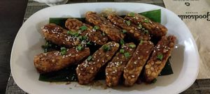 Tempeh teriyaki at Goodsouls Kitchen in Chiang Mai