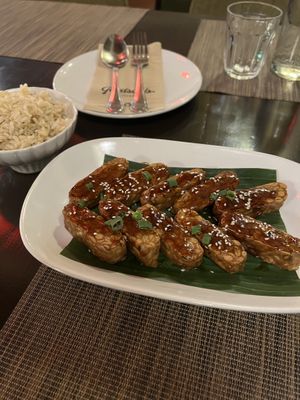 Teriyaki tempeh  #Veganuary at Goodsouls Kitchen in Chiang Mai