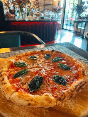 Margherita pizza (160 THB)  at Goodsouls Kitchen in Chiang Mai