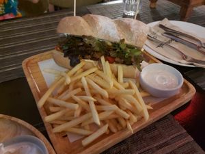 Philly cheese steak at Goodsouls Kitchen in Chiang Mai