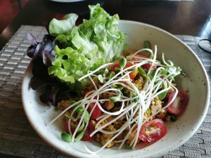 Scrambled tofu at Goodsouls Kitchen in Chiang Mai