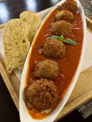 Falafel tomato sauce (200 THB)  at Goodsouls Kitchen in Chiang Mai