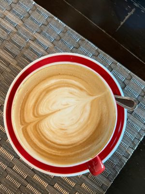 Coconut milk coffee  at Goodsouls Kitchen in Chiang Mai