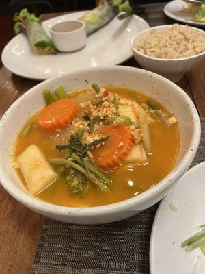 Sour curry (my least favorite Thai meal)  at Goodsouls Kitchen in Chiang Mai