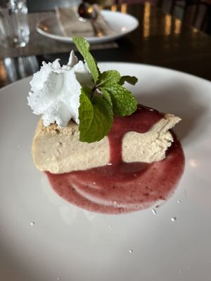 Amazing cheesecake  at Goodsouls Kitchen in Chiang Mai