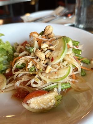 Som tam/papaya salad (110 THB)  at Goodsouls Kitchen in Chiang Mai
