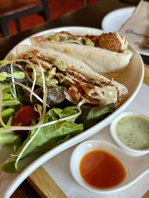 Falafel & pita bread (170 THB)  at Goodsouls Kitchen in Chiang Mai