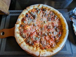pizza at Goodsouls Kitchen in Chiang Mai