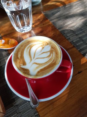 Yummy coffee! at Goodsouls Kitchen in Chiang Mai