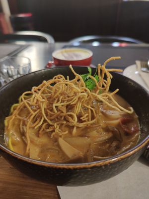 Khao Soi noodles soup at Goodsouls Kitchen in Chiang Mai