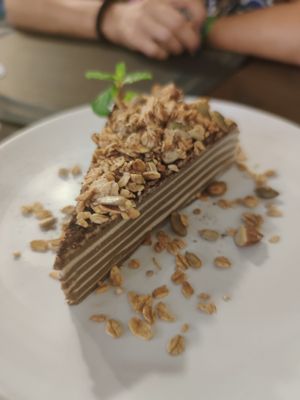 Crepe cake at Goodsouls Kitchen in Chiang Mai