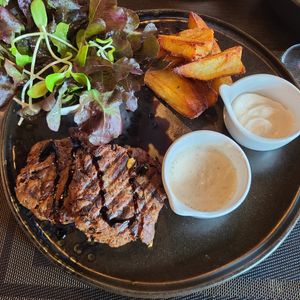Mushroom burgers at Goodsouls Kitchen in Chiang Mai