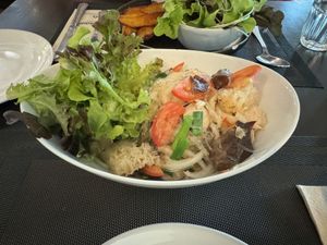 Mushroom Ball & Glass Noodles Salad  at Goodsouls Kitchen in Chiang Mai