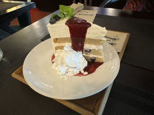 Blueberry & Lime Cake  at Goodsouls Kitchen in Chiang Mai
