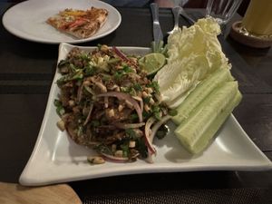 Mushroom Larb  at Goodsouls Kitchen in Chiang Mai